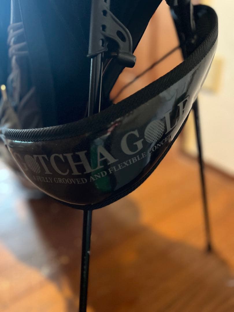Gotcha Golf スタンド付きゴルフバッグ ブラック