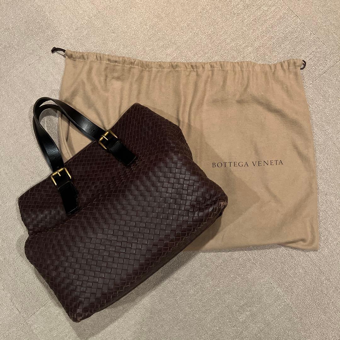 Bottega Veneta ダークブラウン トートバッグ
