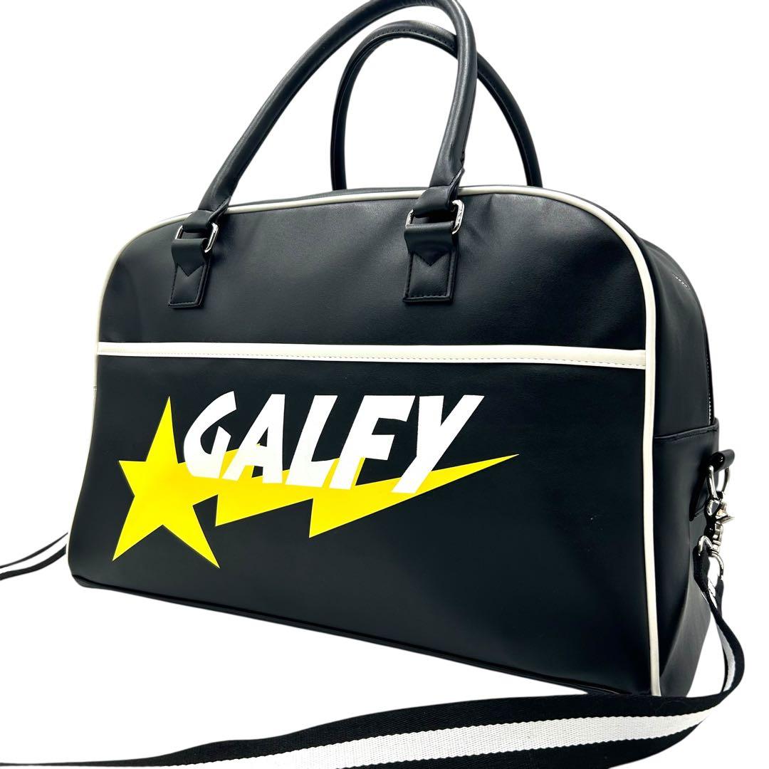 【極美品】ガルフィー レザーボストンバッグ 2way 犬ロゴ