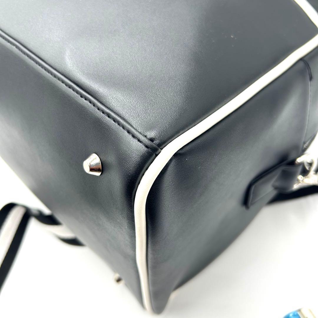 【極美品】ガルフィー レザーボストンバッグ 2way 犬ロゴ