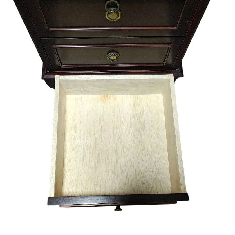 東海家具 ナイトテーブル ベッドサイドテーブル 3段チェスト