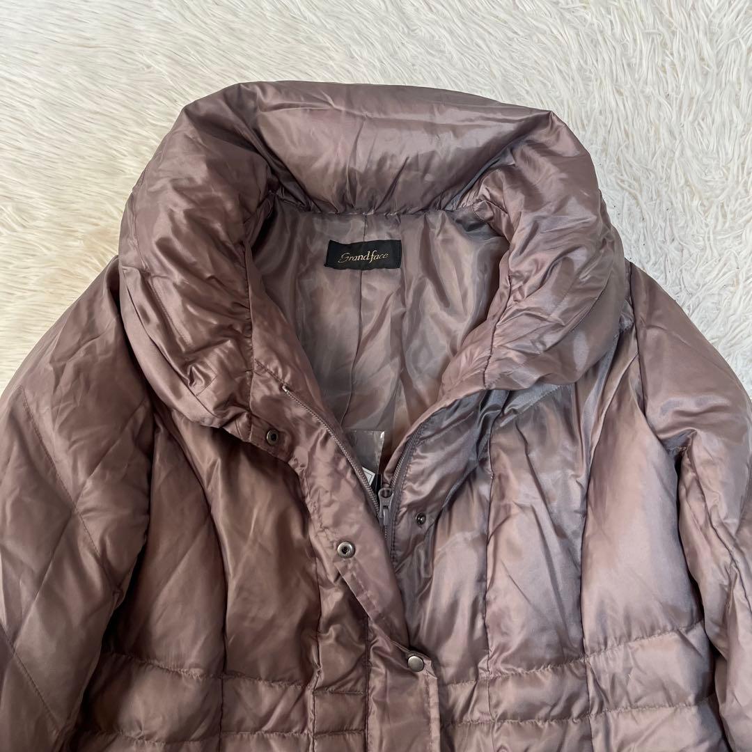 【新品未使用】グランドフェイス　フォックスファー付き　ロング　ダウンコート