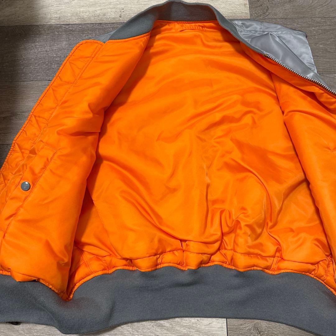 alpha ma-1 vest silver XL ベスト　シルバー