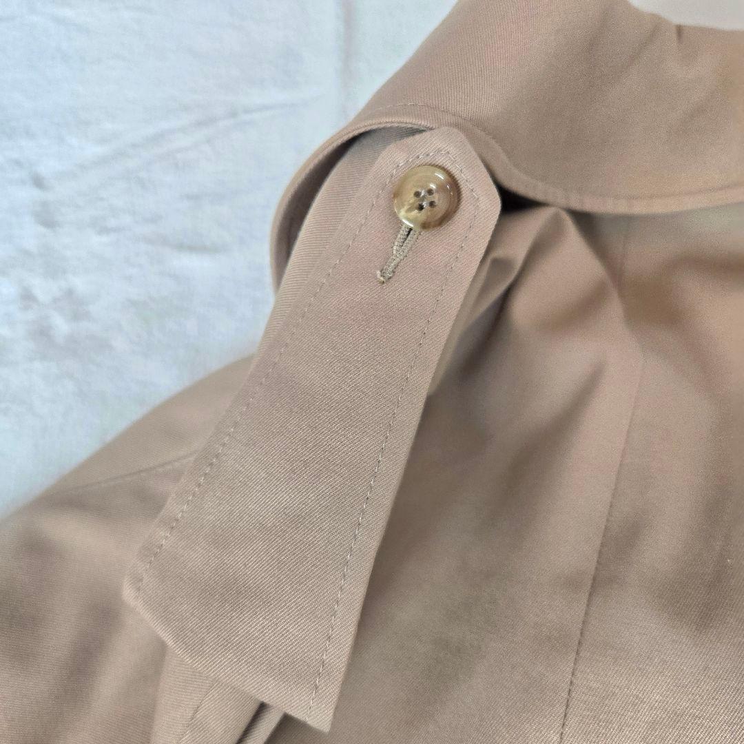 Aquascutum ベージュ トレンチコート L　メンズ　美品　ビジネス　高級