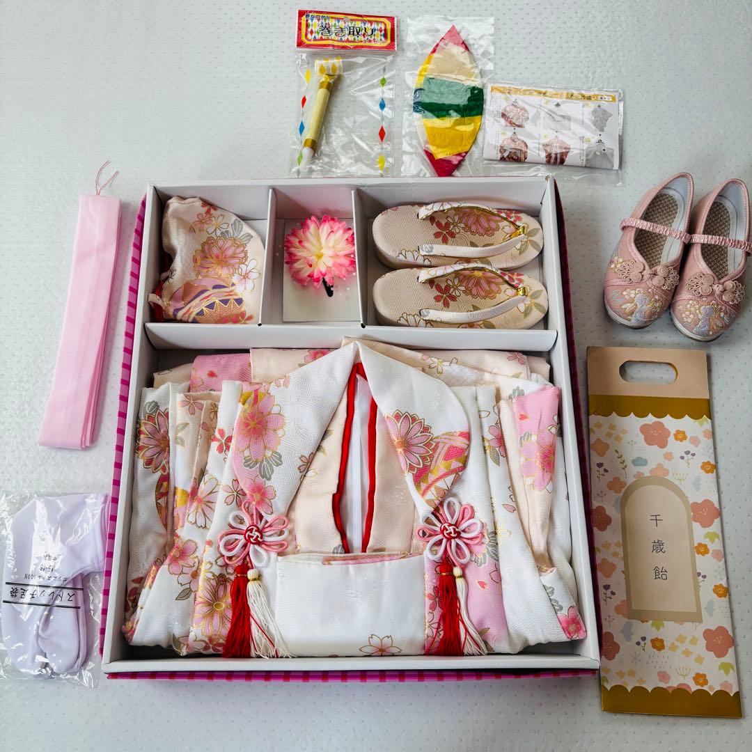 七五三 着物セット 花柄 子供用