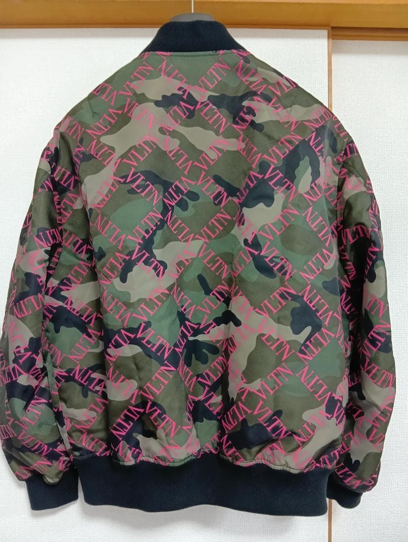 Valentino カモフラボンバージャケット 46