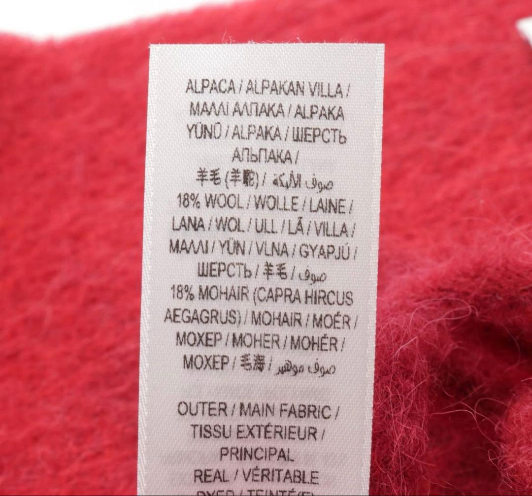 BURBERRY 赤 マフラー