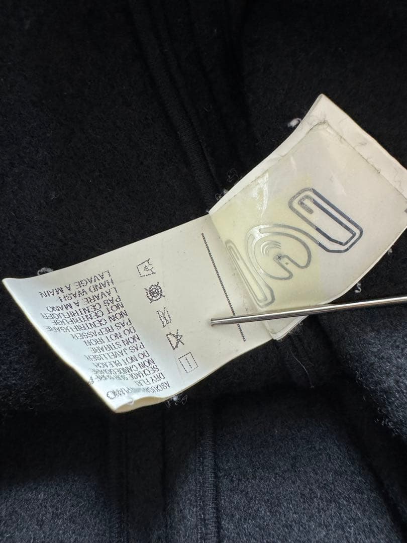 Rick Owens 斜めジップ ウール ライダースジャケット