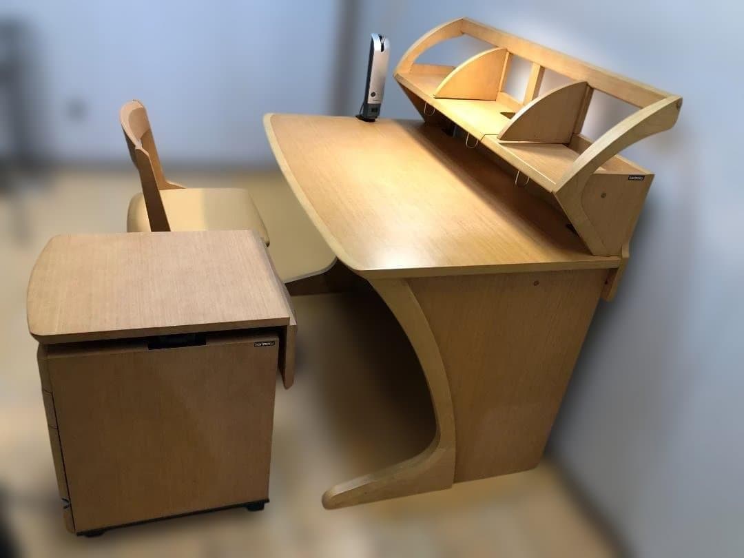 ②袖机　送料無料 カリモク 学習机4点セット ナチュラル 勉強机　88321