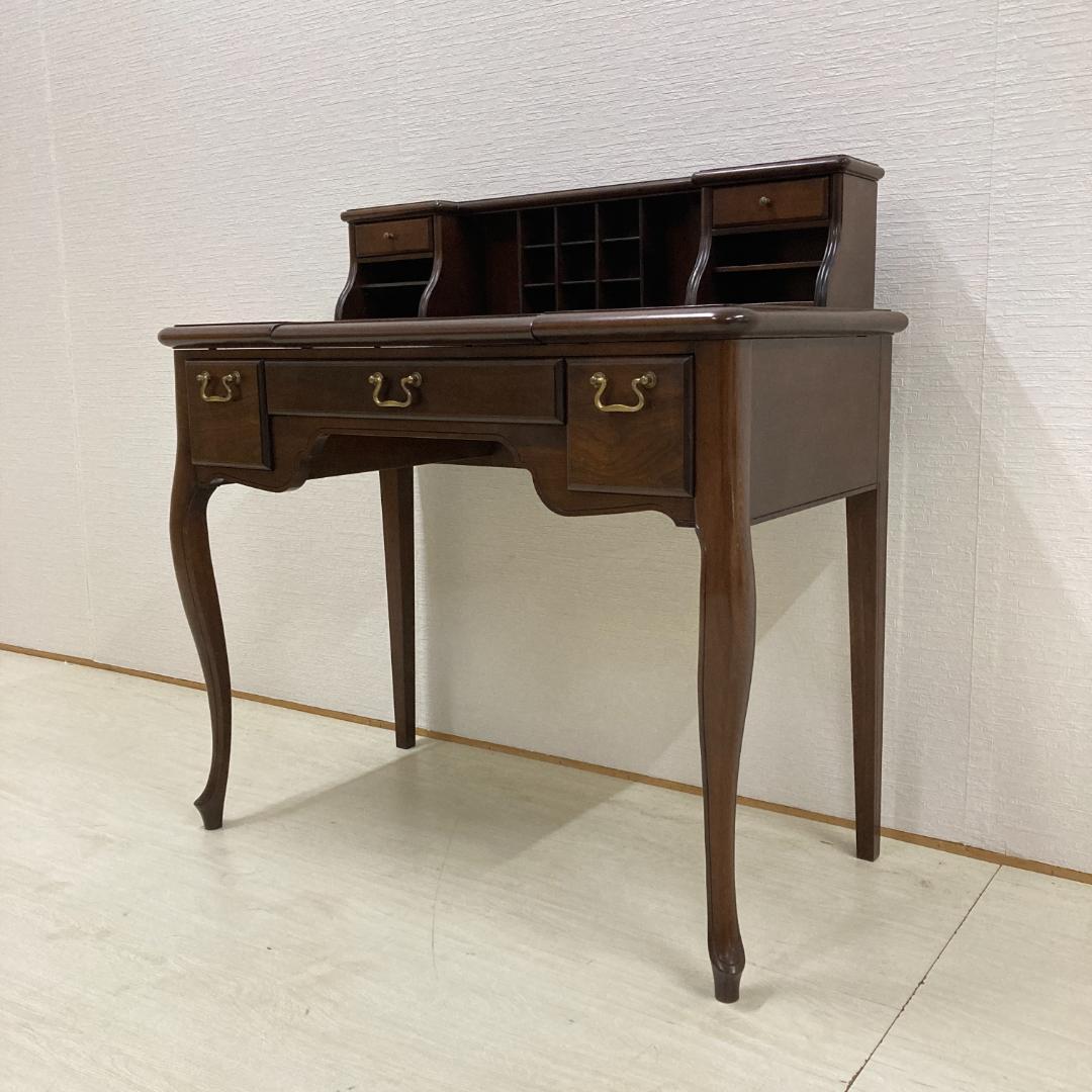 アンティーク調　猫脚　クラシック　デスク　机　ドレッサー