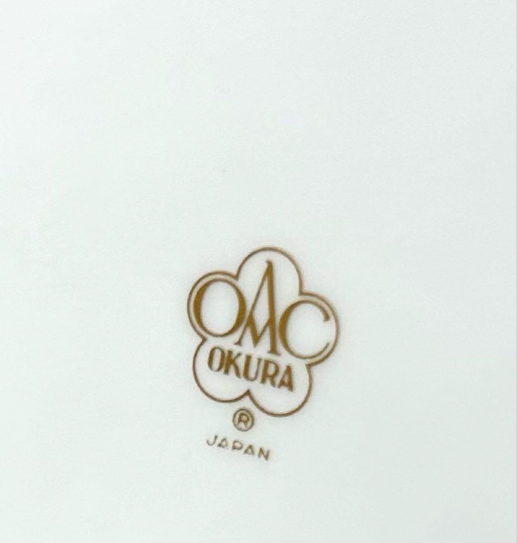 大倉陶園　四君子　八角花瓶　※オリジナルボックス付属　未使用保管品