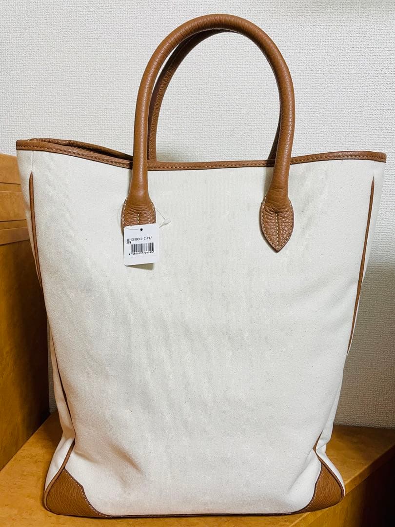 【新品未使用】ACATE　アカーテ　キャンバス×レザー　トートバッグ