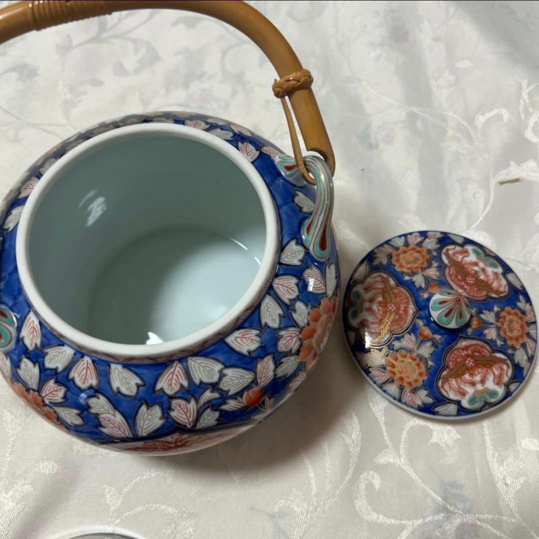 急須　湯飲み　有田焼　幸楽窯