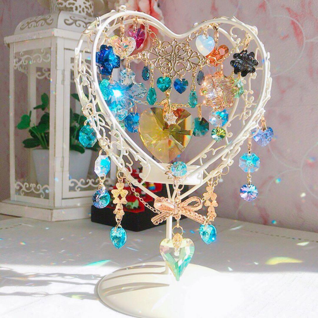 さーちん☆ハート❤︎ ❤︎ ❤︎スタンド付きサンキャッチャー✧♡