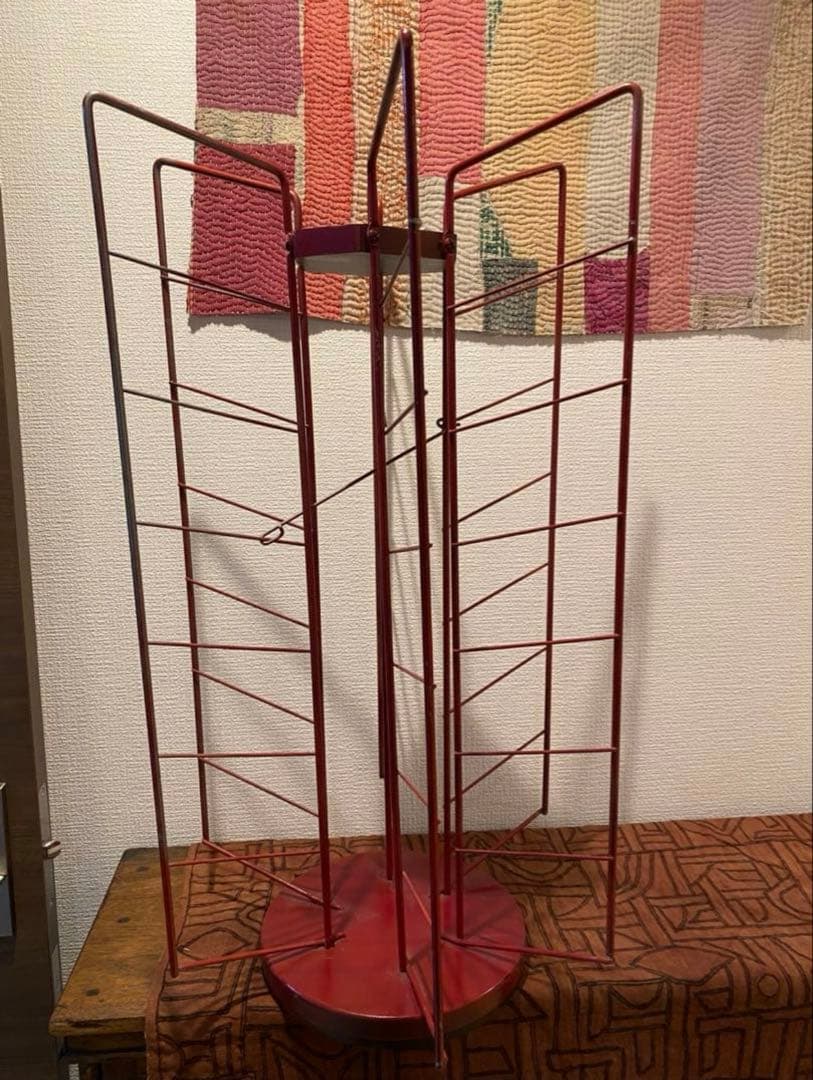 什器　回転ラック1台 古道具