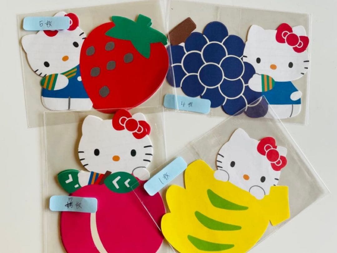 【海外メモ】サンリオ ハローキティ ダイカットメモ レターセット