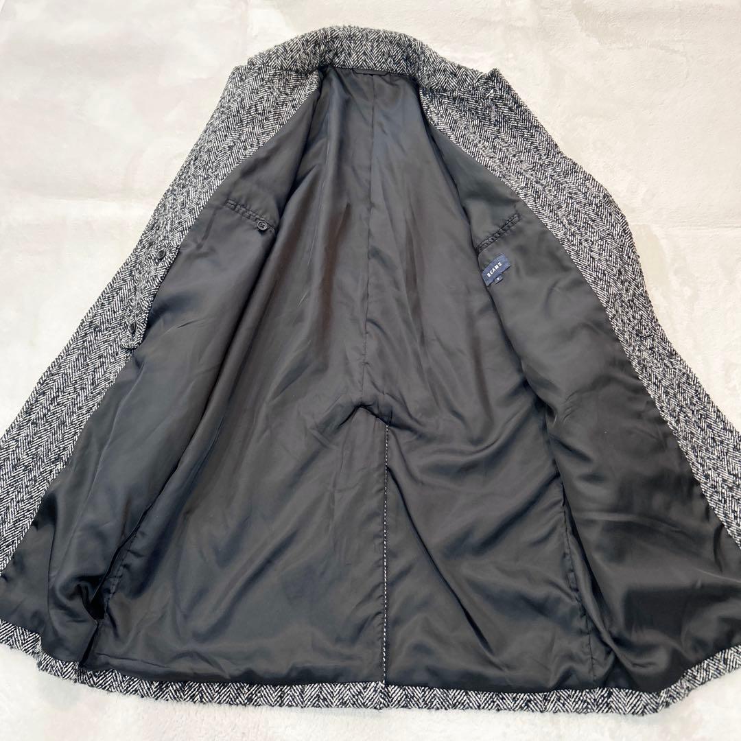 BEAMS ビームス ステンカラーコート ヘリンボーン Sサイズ