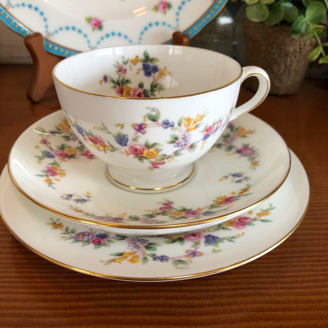 イギリス　 アンティーク ヴィンテージ ミントン トリオ