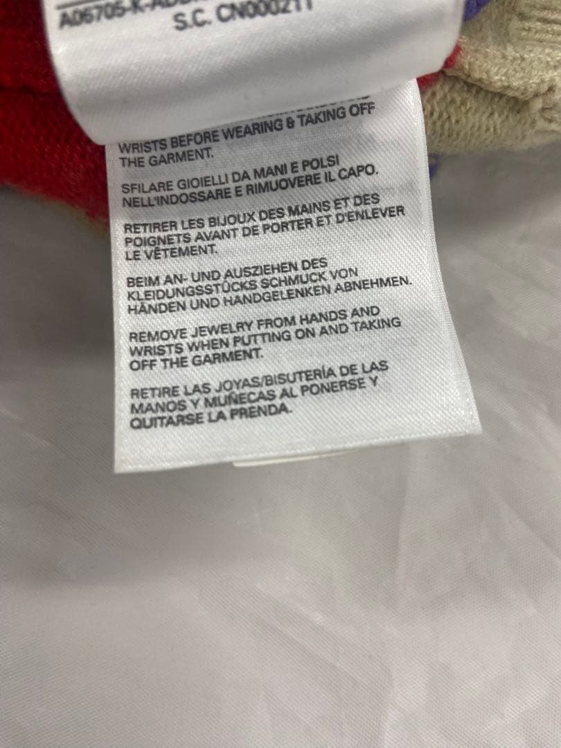 DIESEL K-ADDICE アーガイル カーディガン タイダイ M