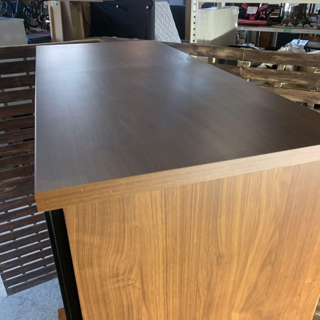 K757 古賀家具 OP フィルミア W122cm ガラス戸 食器棚