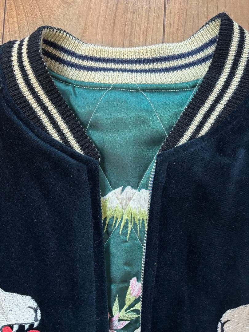 テーラー東洋　別珍　GREENLAND 鷹　リバーシブル　スカジャン