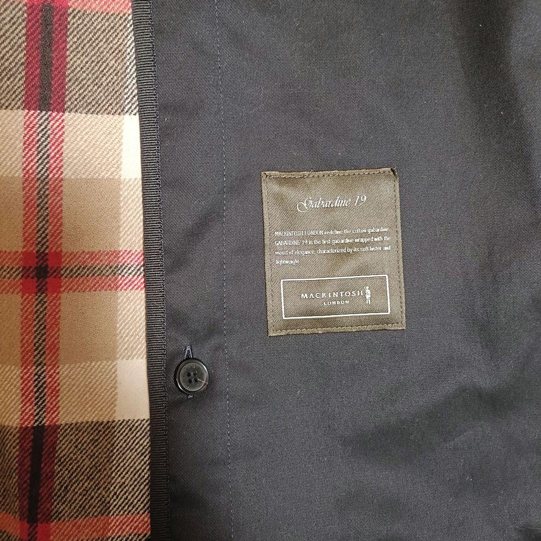 値下げ可☆マッキントッシュロンドン　ブラック トレンチコート　Lサイズ