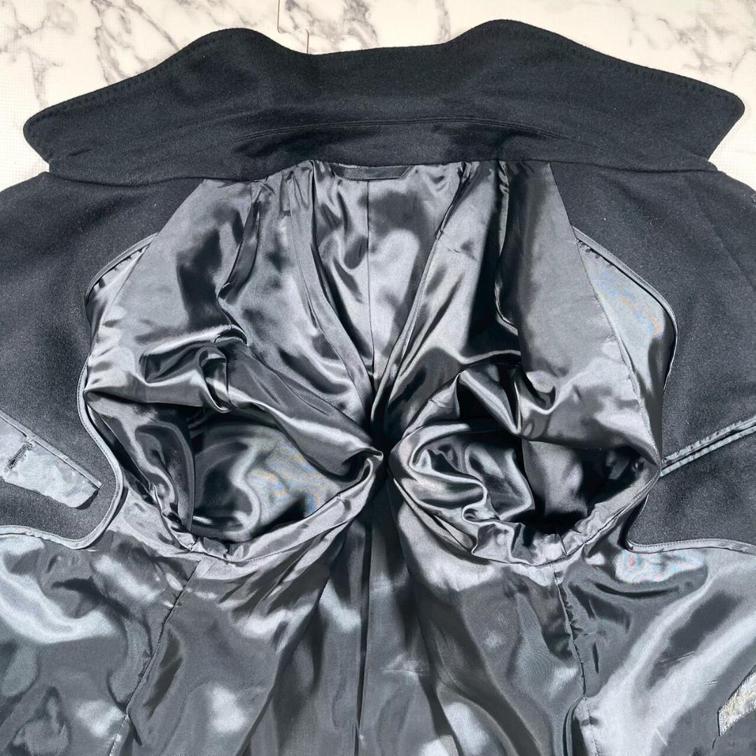 ✨極美品/カシミヤ100%✨(L)VALENTINO Rudy ステンカラー黒