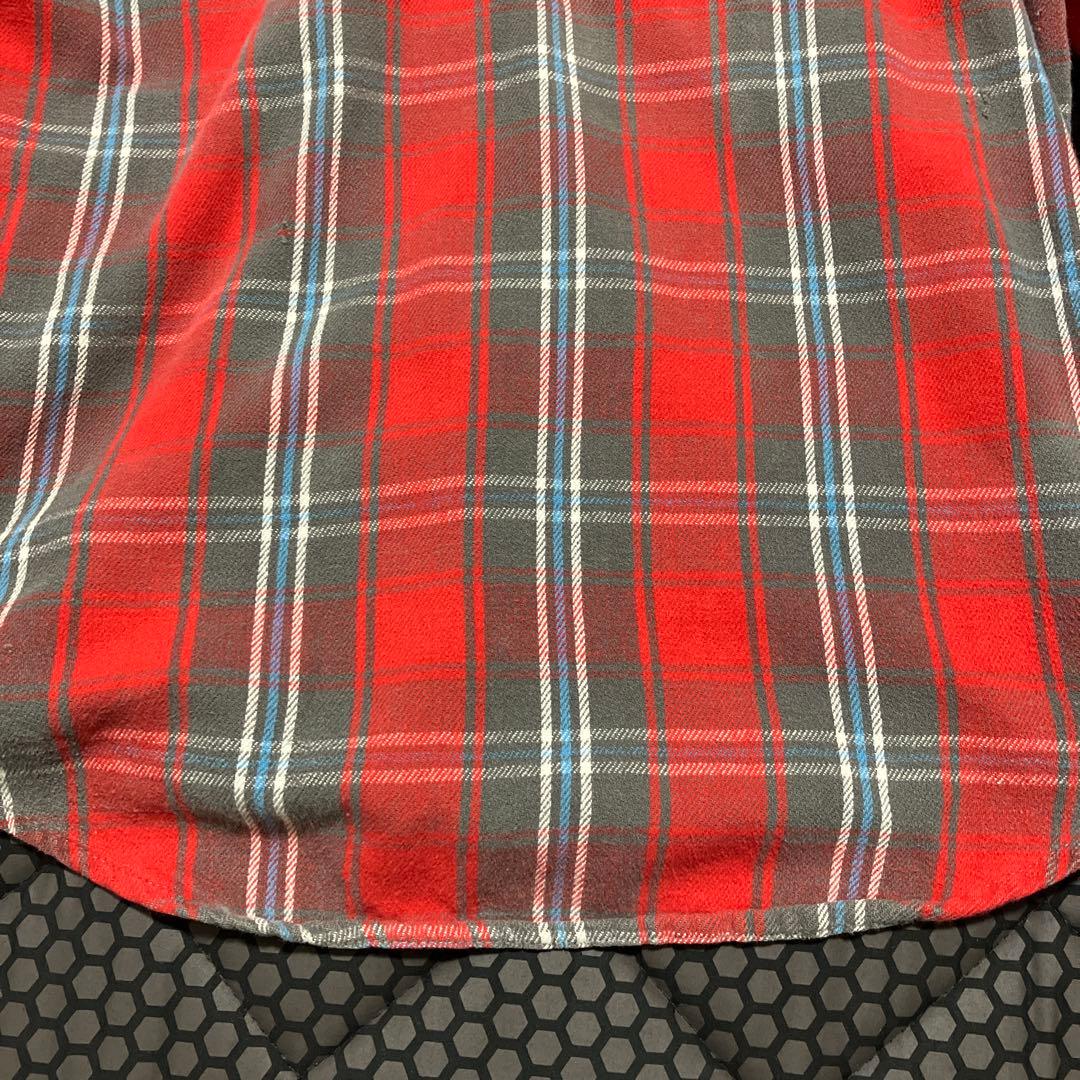 ベルベルジン購入‼️早い者勝ち‼️好配色BIG MAC ネルシャツ レッド/グレー