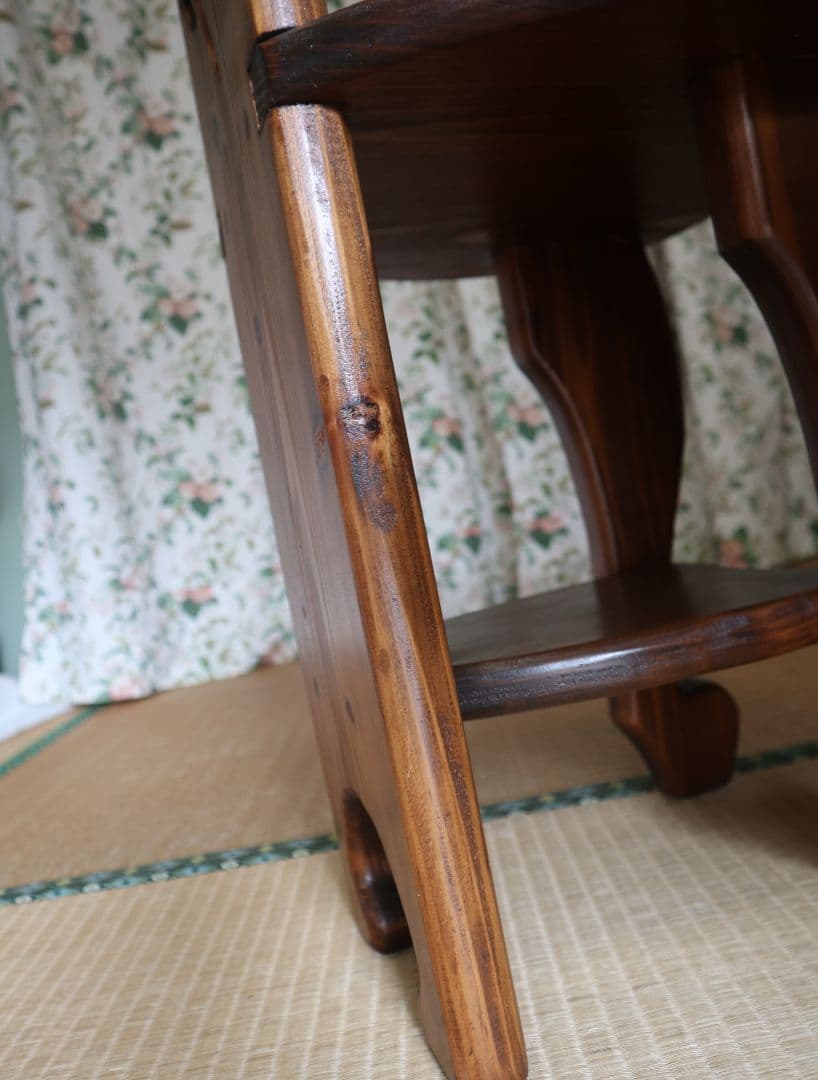 吉野杉のハイバックチェア　奈良県　手作り