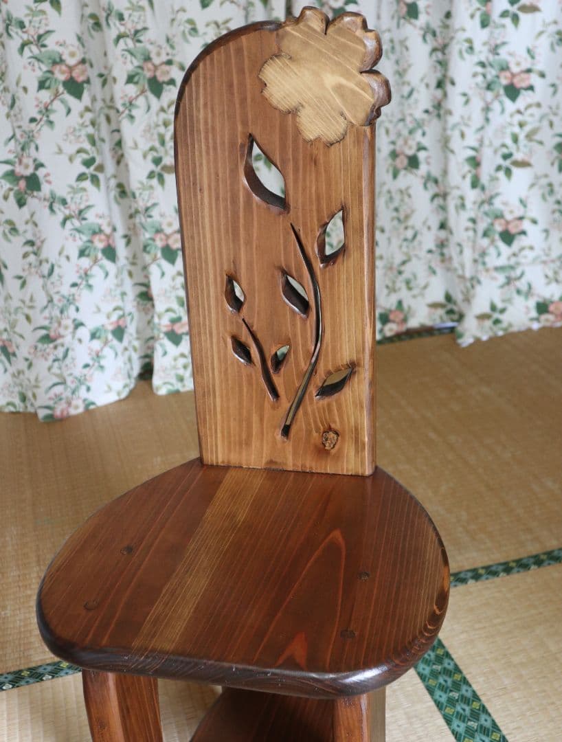 吉野杉のハイバックチェア　奈良県　手作り