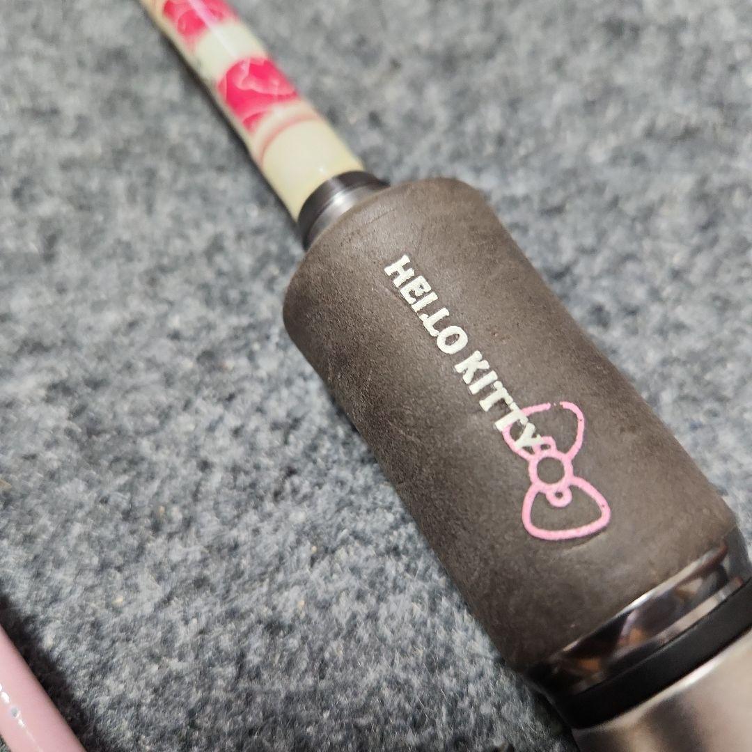即完売！希少　エムオン　ハローキティ　ブラックバスロッド