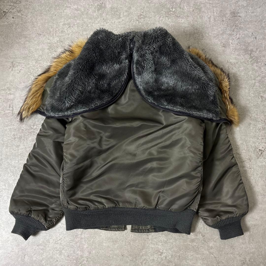 USA製■90's■SPIWAK【XS】N-2B フライトジャケット 短丈