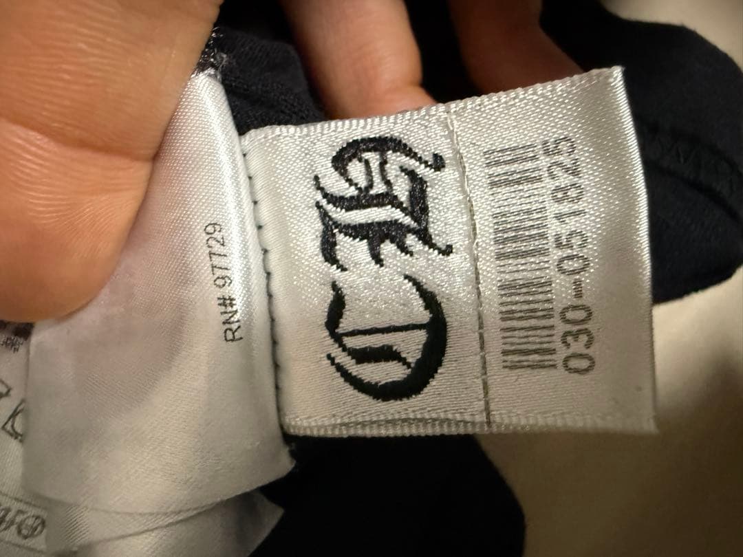 CHROME HEARTSクロムハーツ長袖Tシャツ ホノルル　ブラックsサイズ