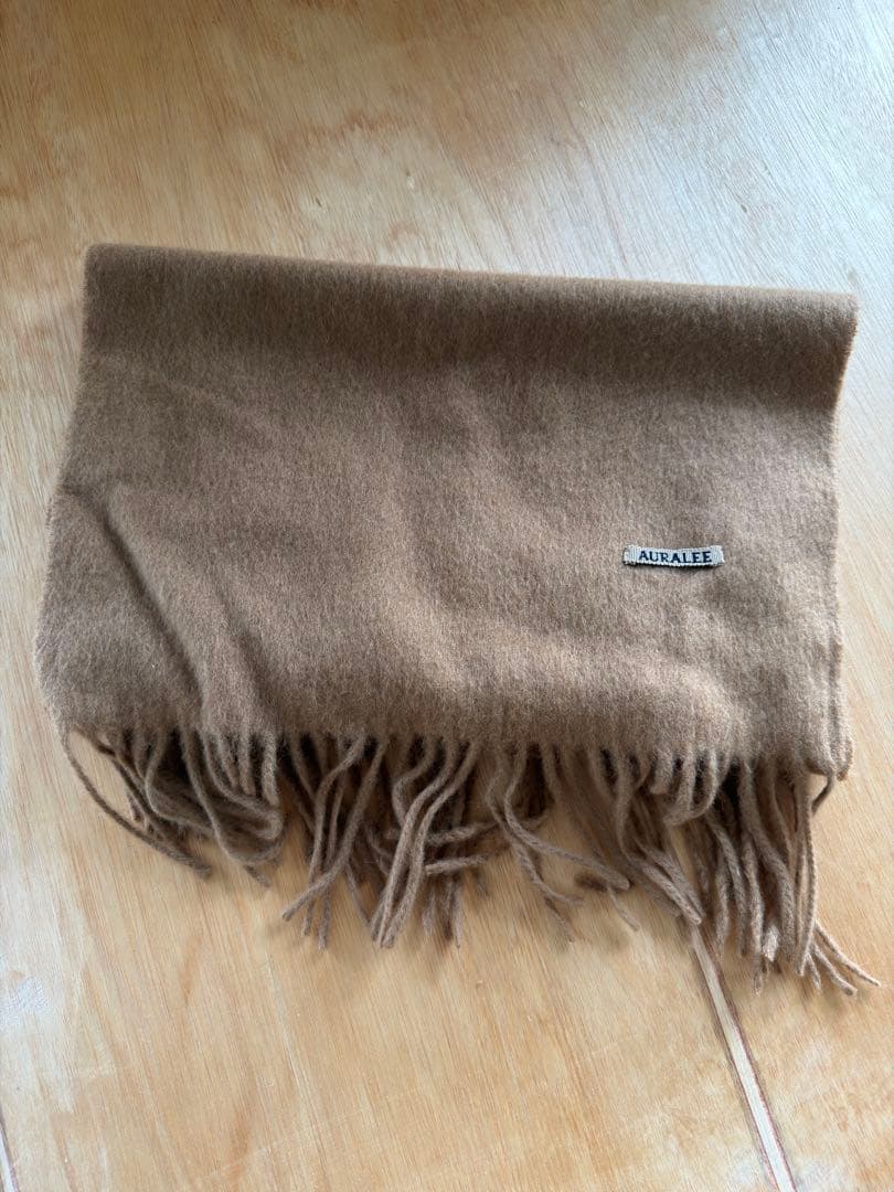 AURALEE CASHMERE NARROW STOLE マフラー
