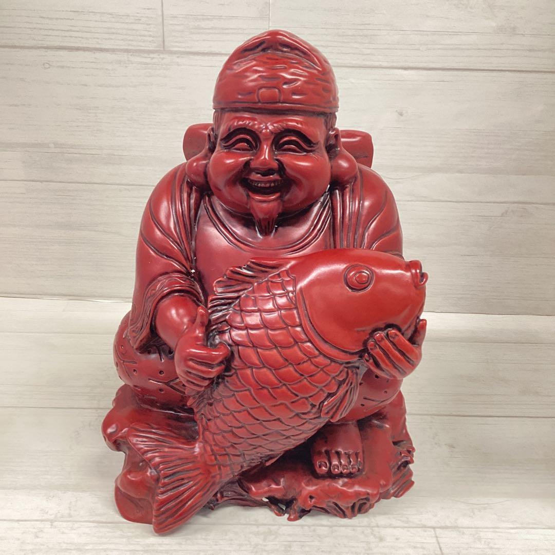 七福神 オブジェ　恵比須 置物 インテリア 昭和レトロ　縁起物　開運　福の神様