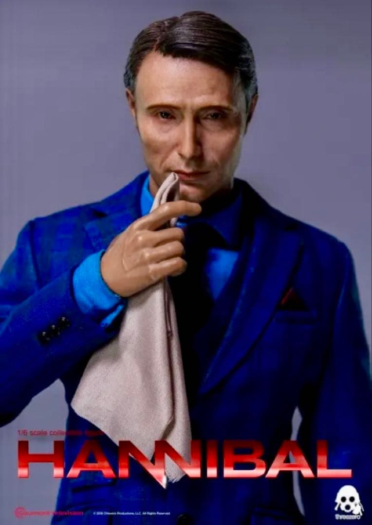 ハンニバル 1/6フィギュア マッツ・ミケルセン スリーゼロ ホットトイズ