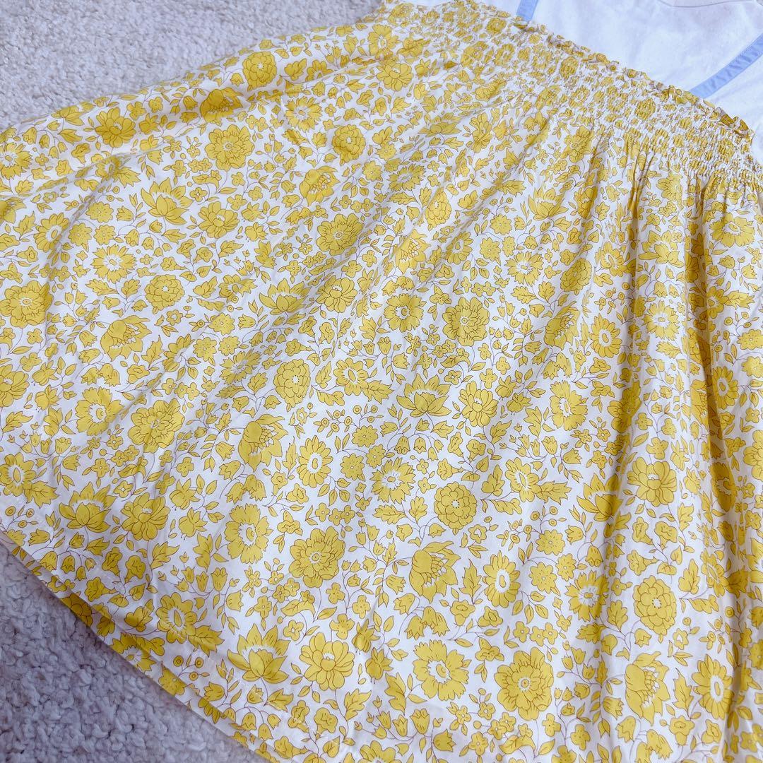 【美品】ファミリア リバティ ワンピース 110 2024ss