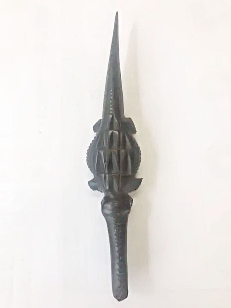 エボニー 木彫り ペーパーナイフ  置き物