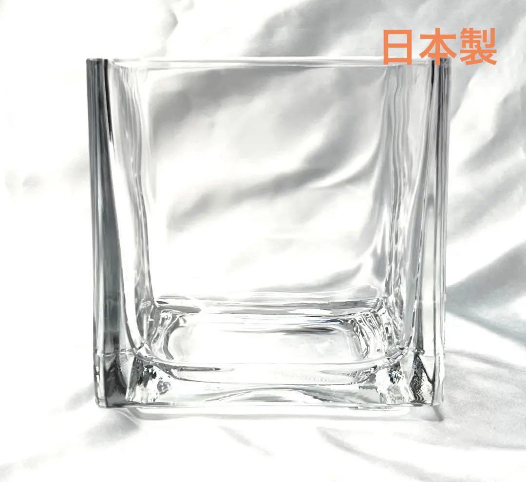 ガラス　花瓶　キューブ　16個　フラワーベース