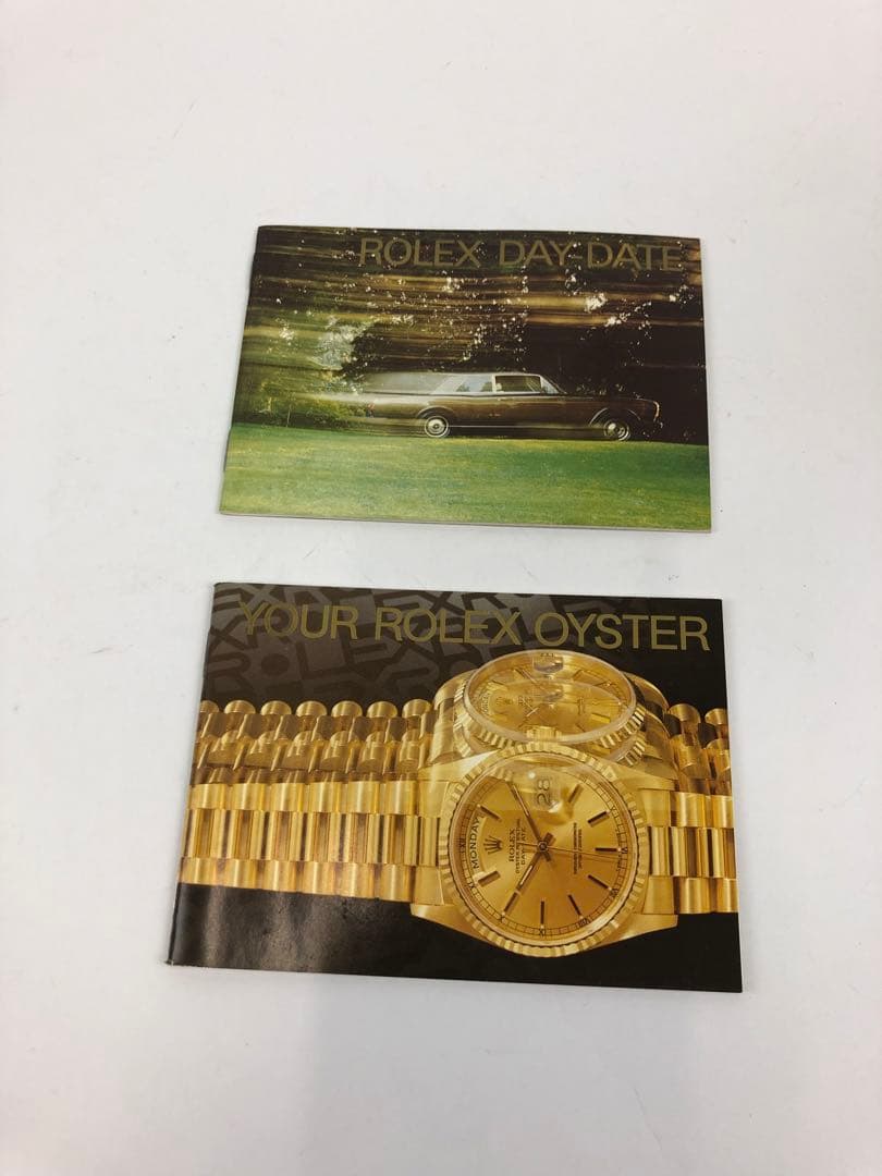 チ*認様 ロレックス　空き箱　外箱　内箱　小冊子　ブラウン