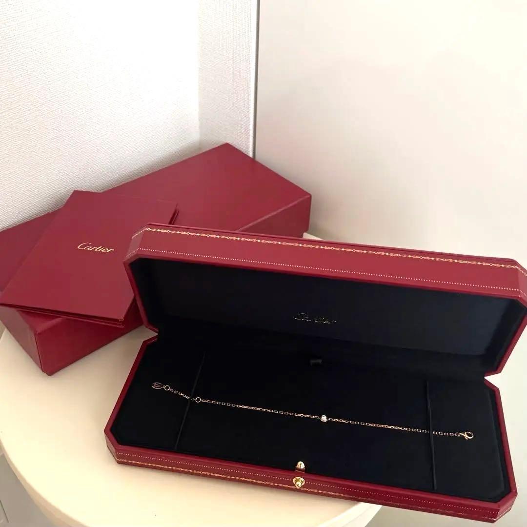 美品　カルティエ　ダムールLM　ブレスレット　K18PG　B6063017