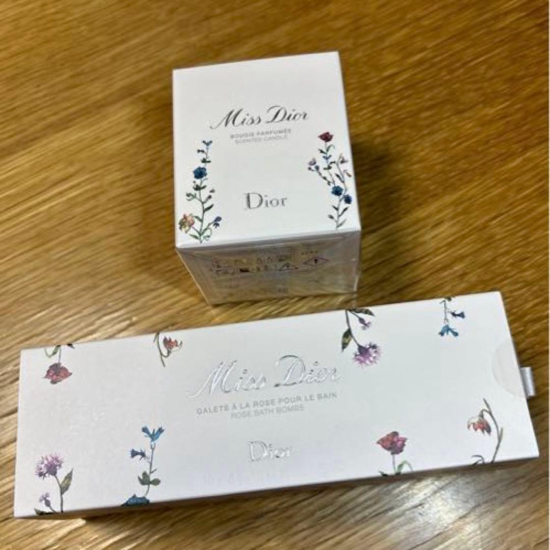 【新品・未使用・未開封】Miss Dior キャンドル・バスボムセット