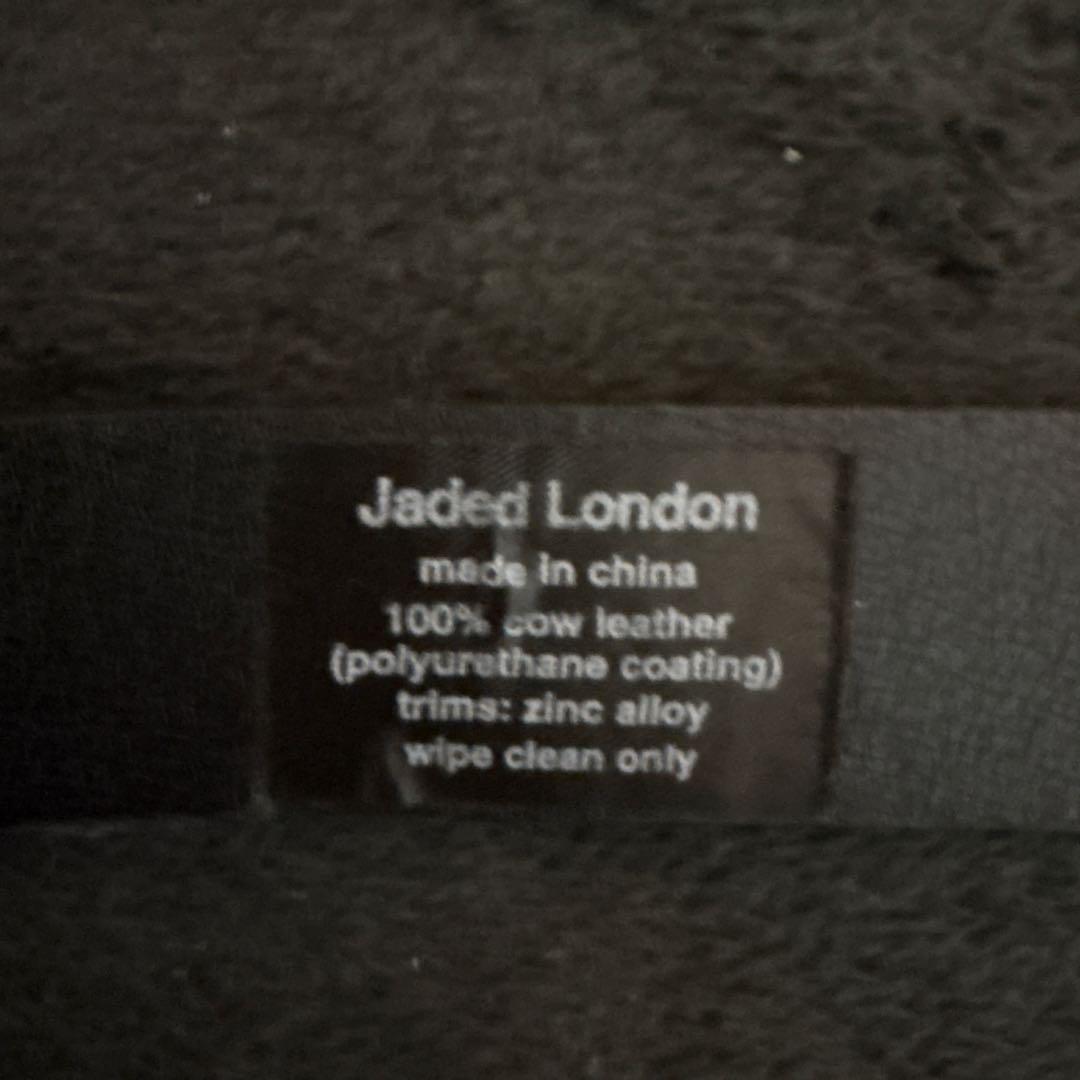 Jaded London スタッズ付き牛革ベルト