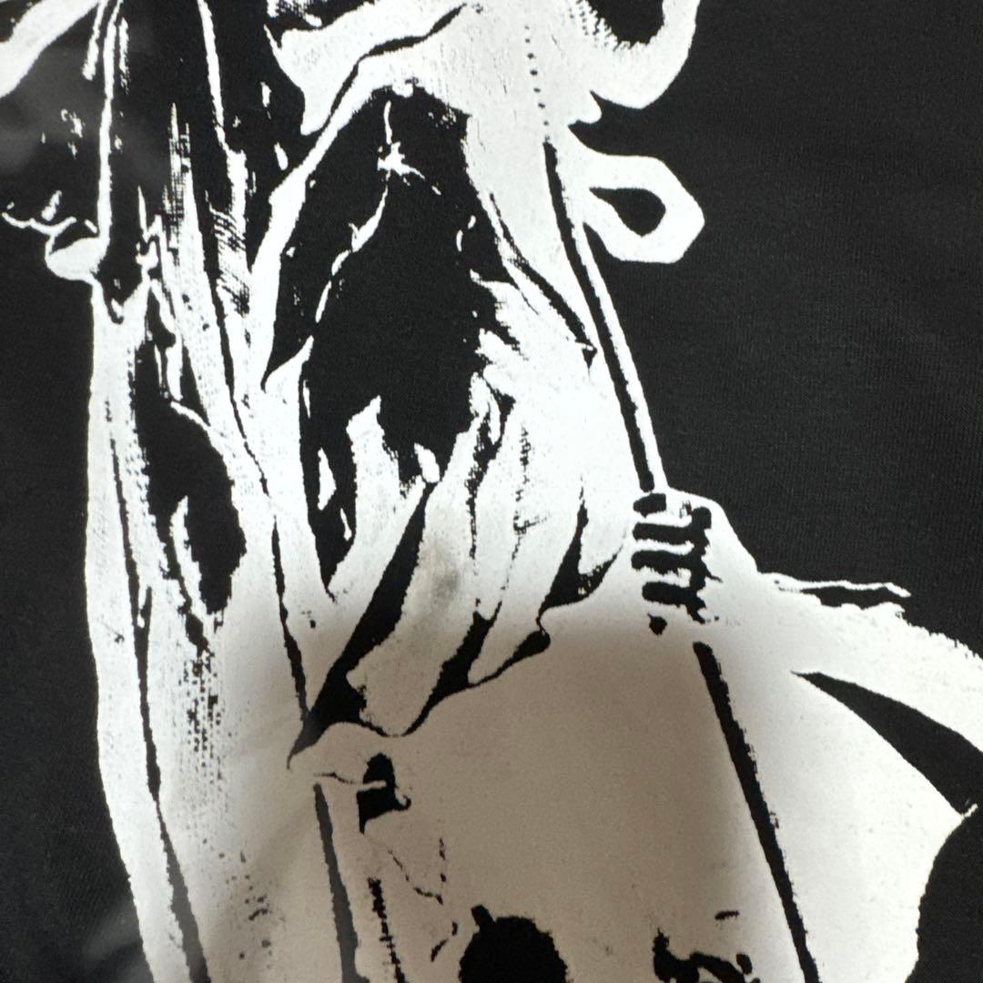 ラッセルノ　長袖シャツ 黒 プリントデザイン