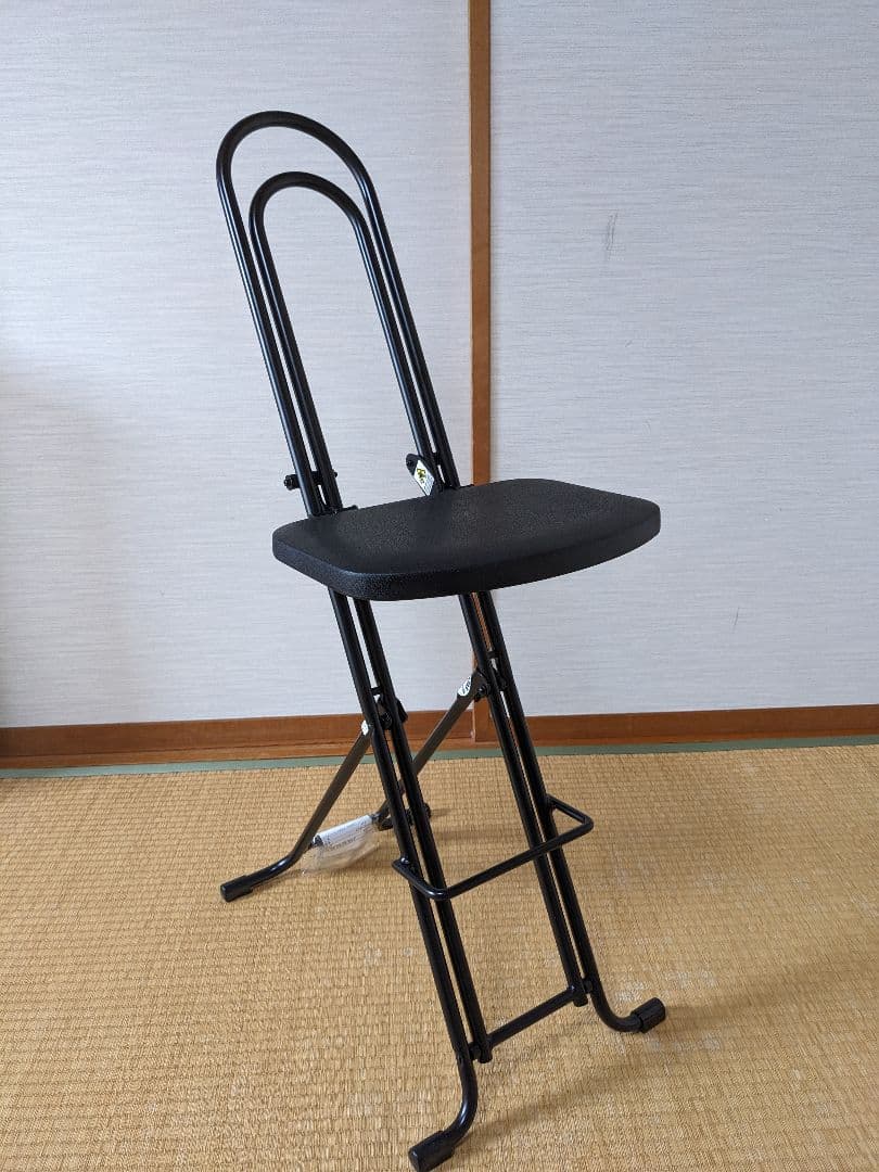 【ほぼ未使用】ルネセイコウ製「ベストワークチェア」ブラック LP-800