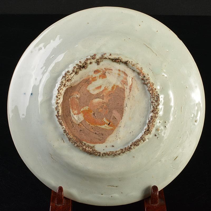 e2ko777 　中国　南京染付　人物花文　小皿　V　R7488