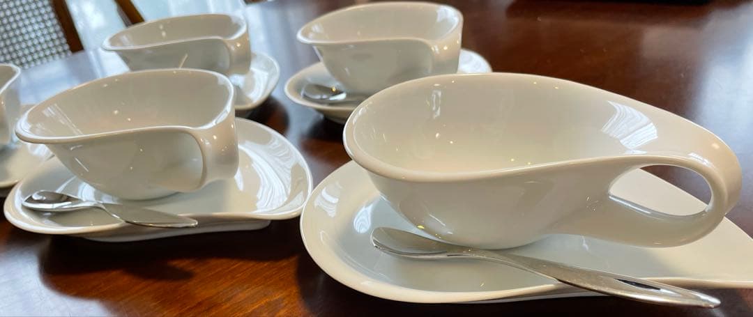 希少】ルイジ・コラーニ　デザイン　コーヒーカップ＆ソーサー　5客セット