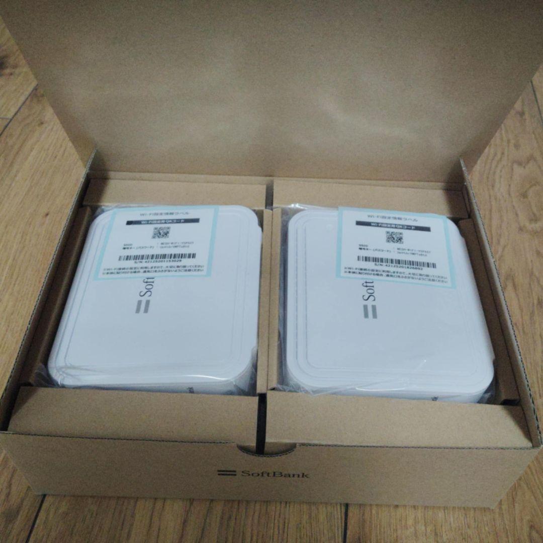 SoftBank Wi-Fiルーター 2台セット