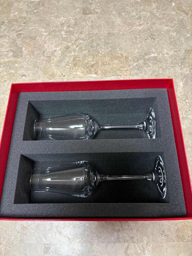 【新品】バカラ　シャンパングラス　2脚セット