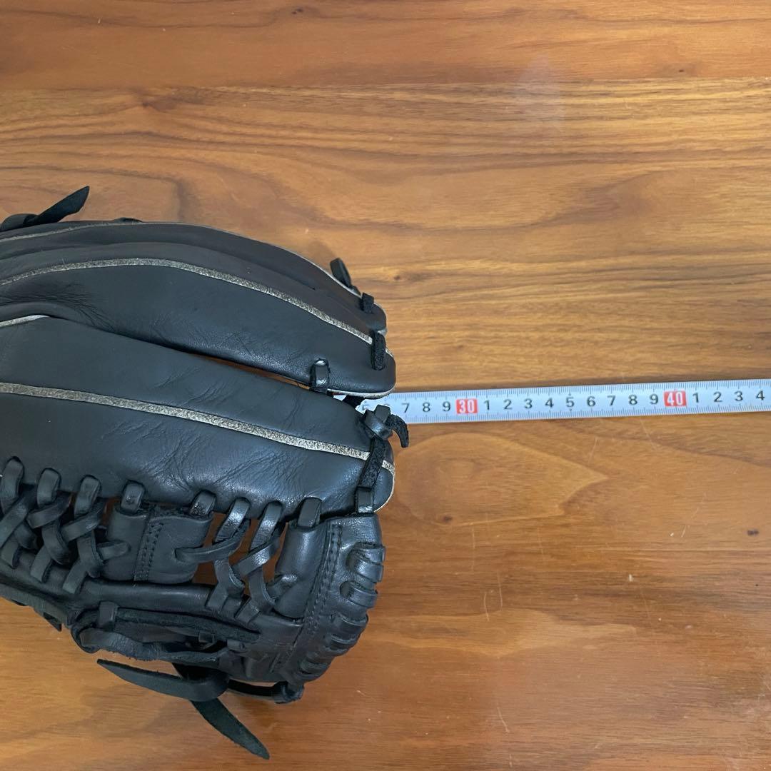 【MIZUNO】ミズノ　軟式グローブ　黒　美品　即戦力